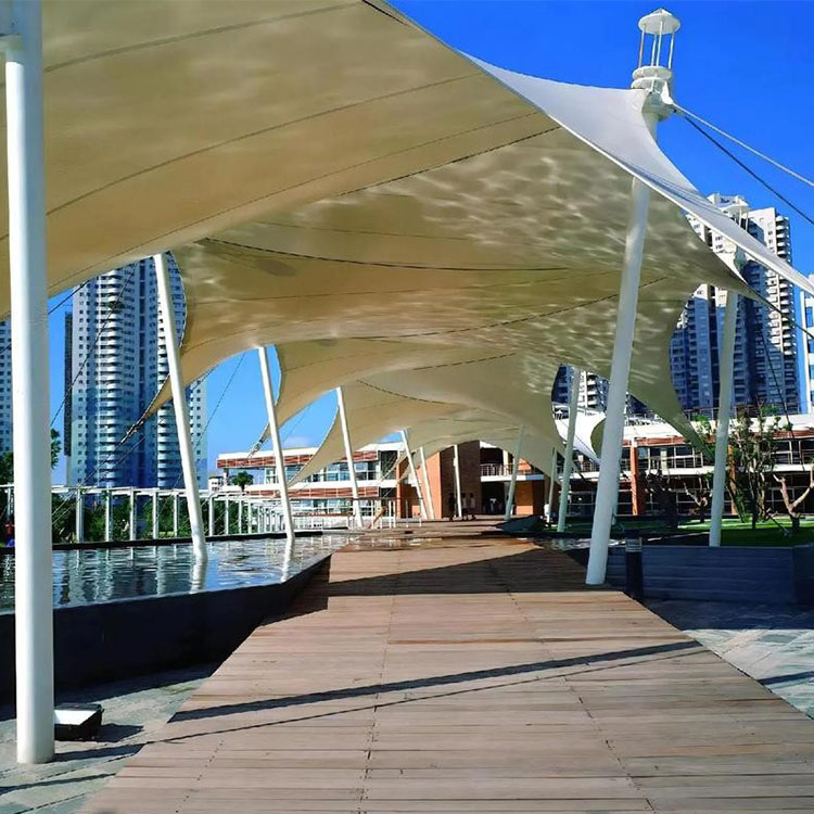 长阳膜结构景观棚