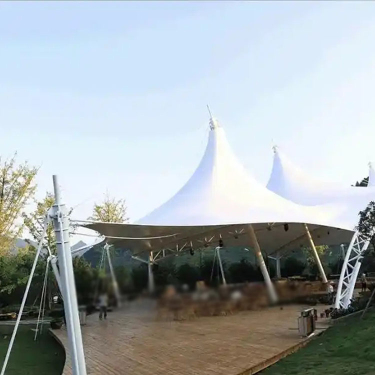 长阳膜结构景观棚