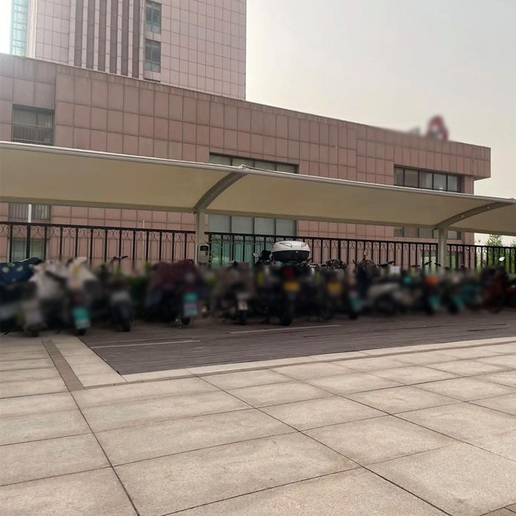 长阳膜结构电动车棚