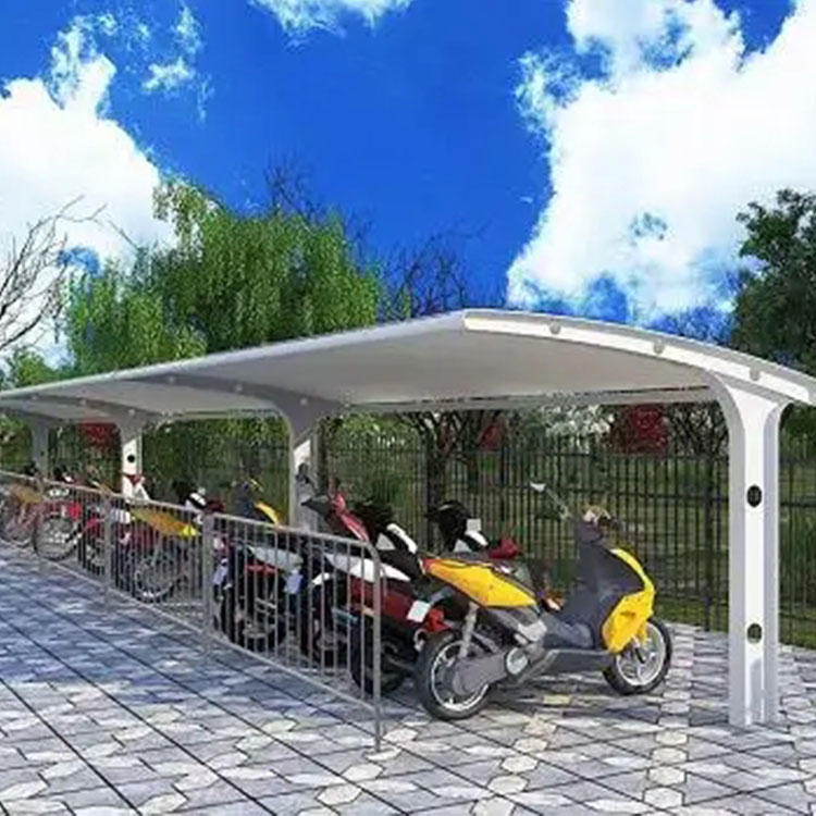 长阳膜结构电动车棚