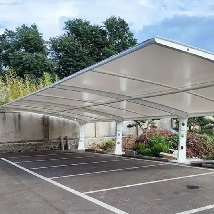 长阳膜结构汽车棚