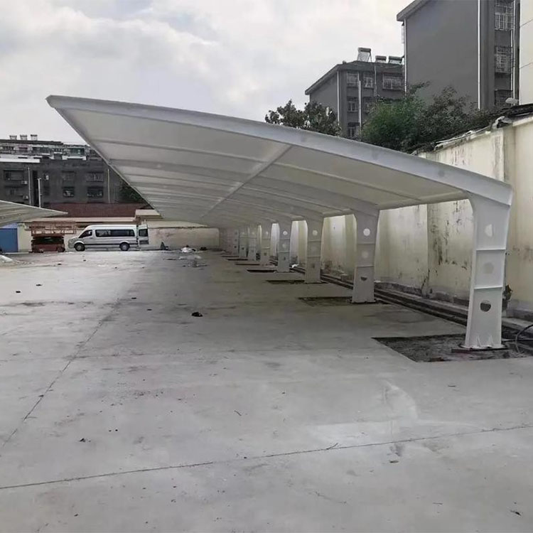 长阳膜结构汽车棚