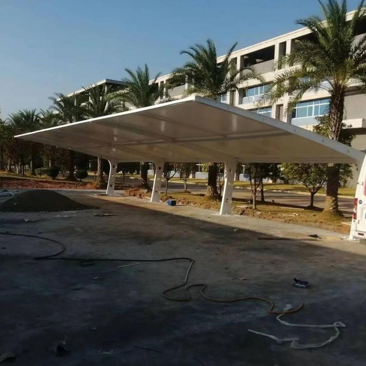 长阳膜结构汽车棚